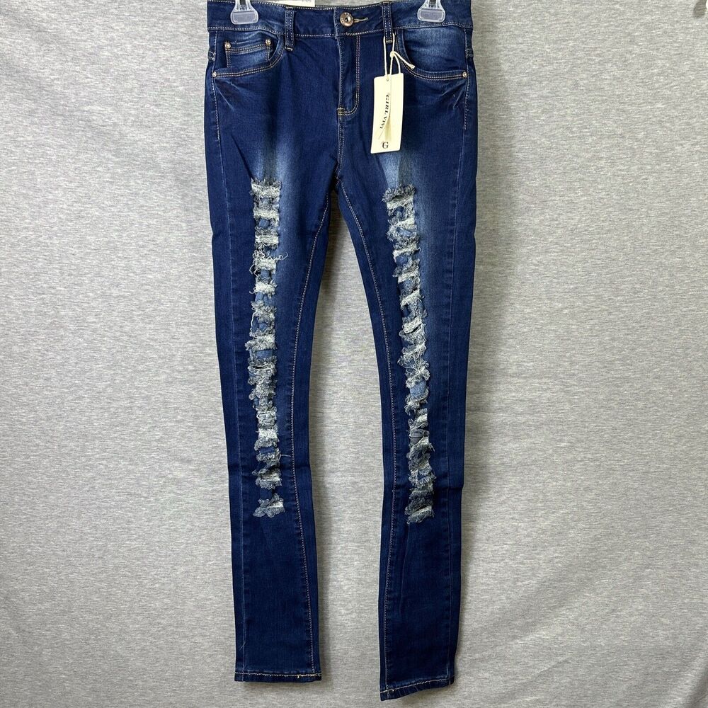 Girl Vivi Collection Women’s Jeans Size L / Skinny / Ripped / BNWT